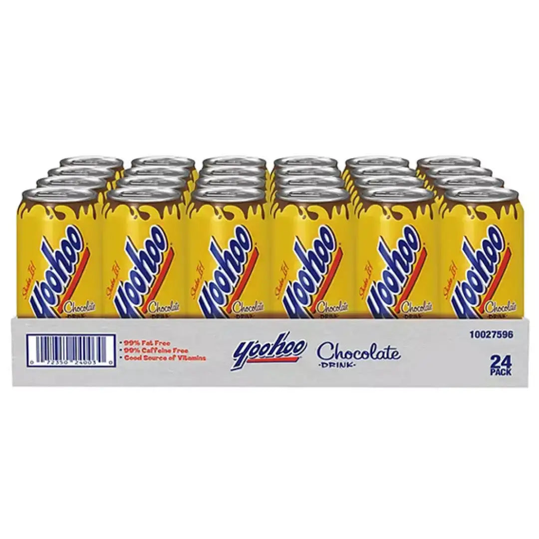 Yoo-Hoo Chocolate Drink 12oz/355ml can Case 24ct - beverage