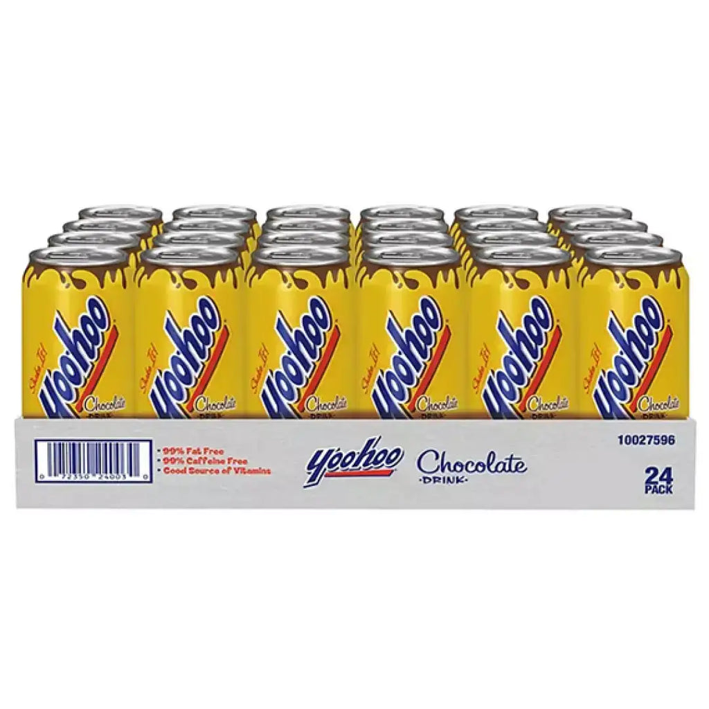 Yoo-Hoo Chocolate Drink 12oz/355ml can Case 24ct - beverage