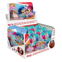 Zaini Shimmer & Shine Milk Chocolate Eggs 20g X 24 Units